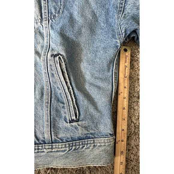 Vintage Lees Trucker‎ Jacket Denim Union Made Size Small - Picture 3 of 7